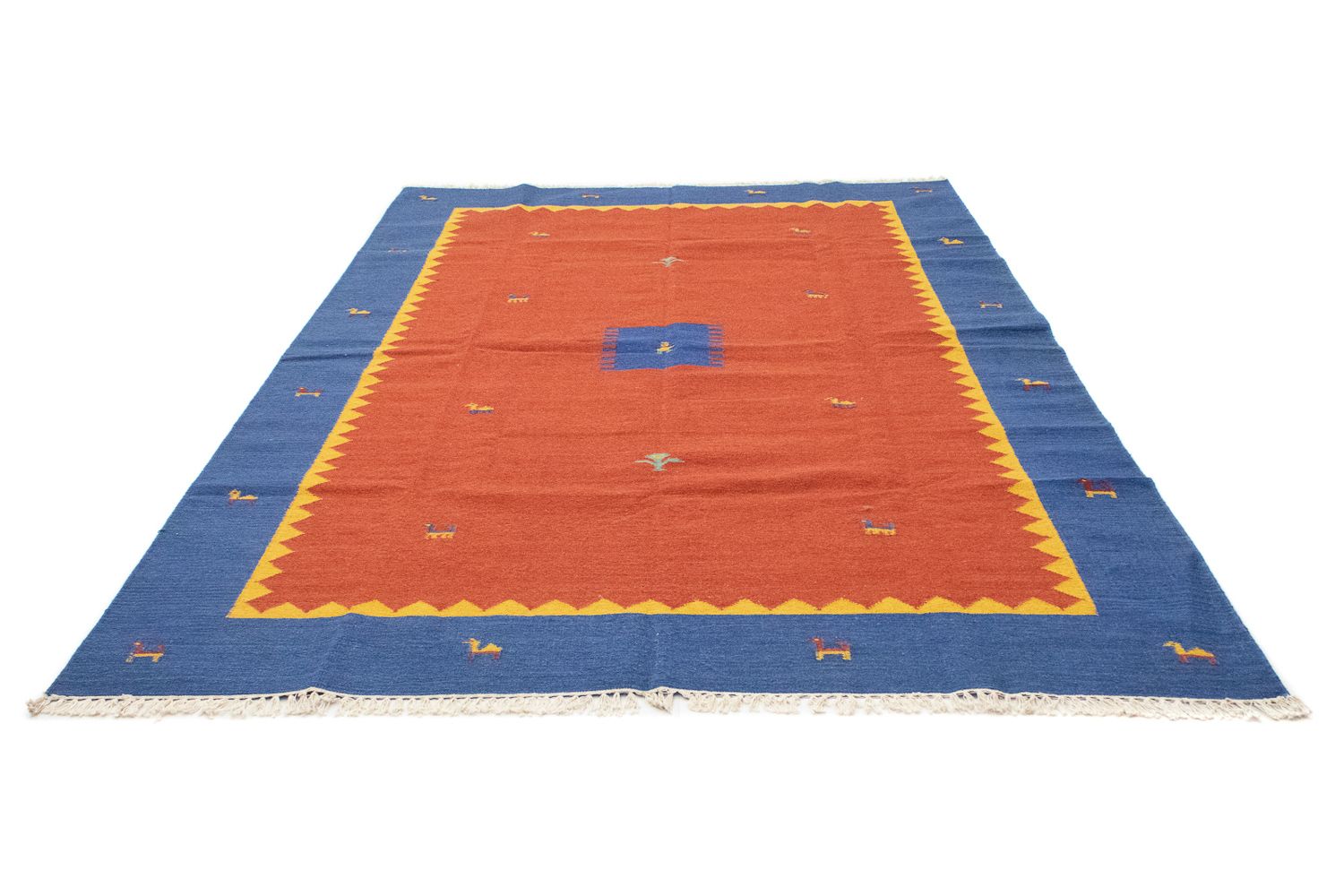 Kelim-tæppe - Trendy - 300 x 200 cm - orange
