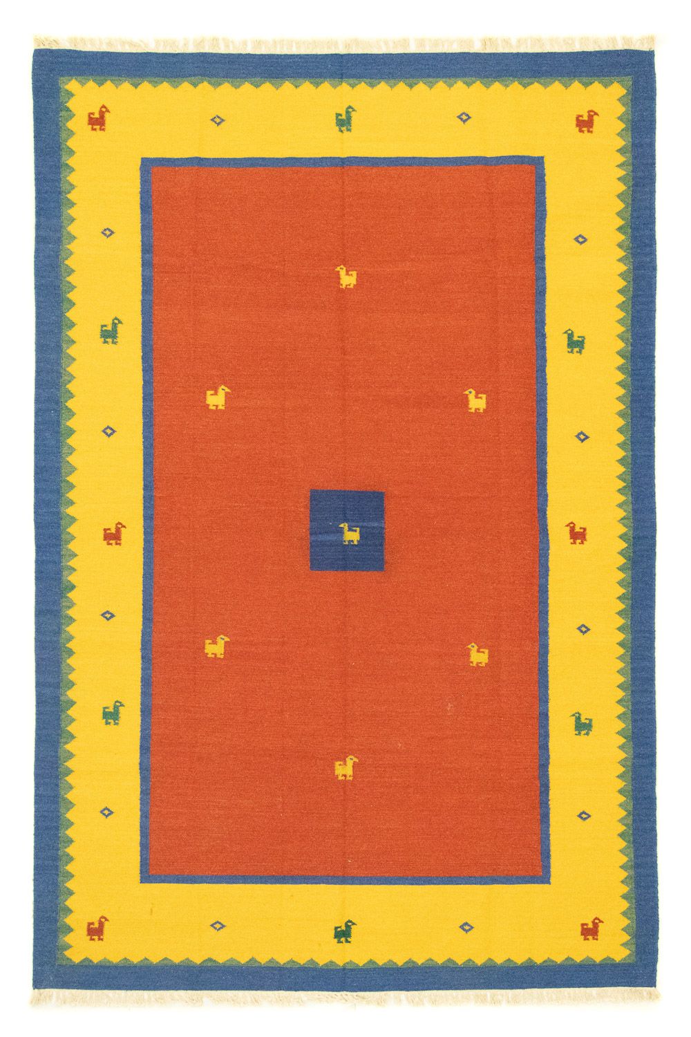 Kelim-tæppe - Trendy - 300 x 200 cm - orange