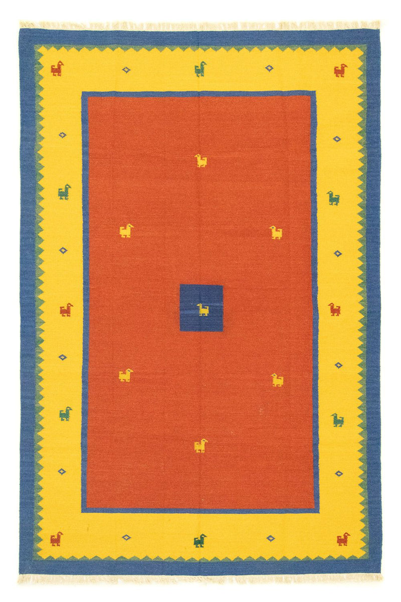 Kelim-tæppe - Trendy - 300 x 200 cm - orange