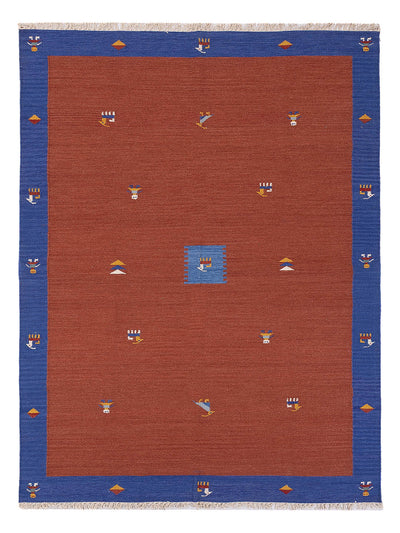 Moderne kilim Tæppe - Uldtæppe
