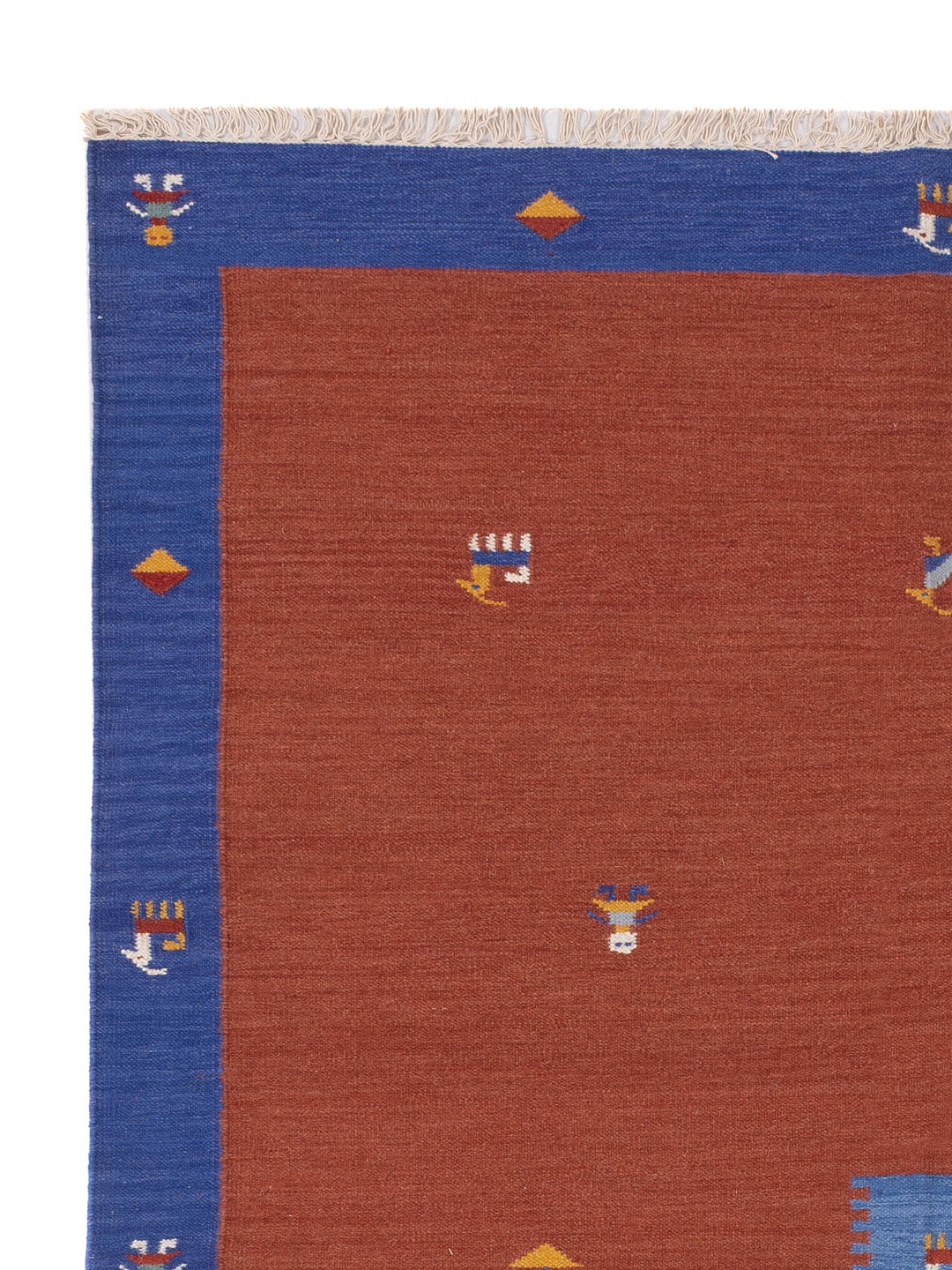 Moderne kilim Tæppe - Uldtæppe