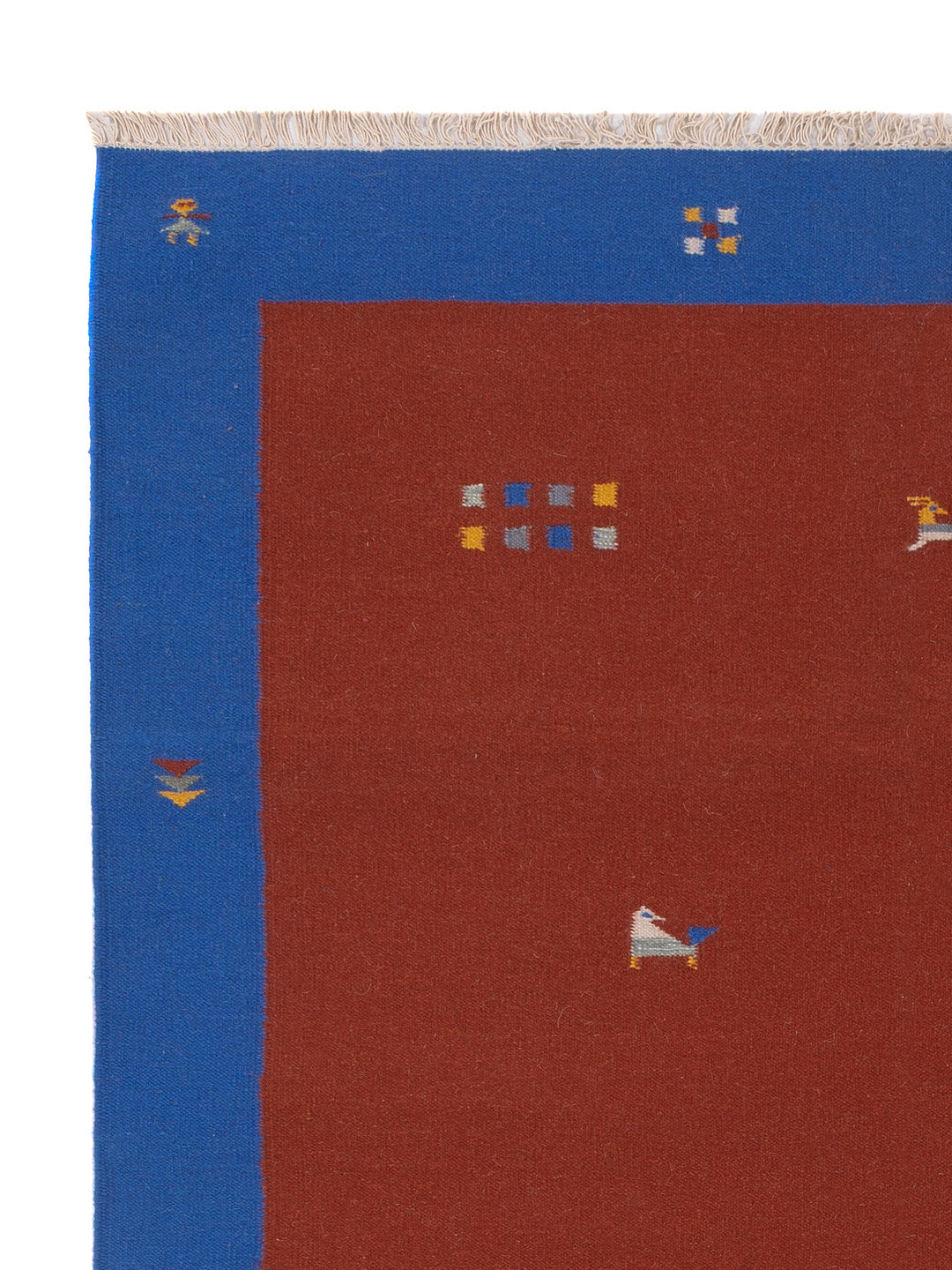 Moderne kilim Tæppe - Uldtæppe