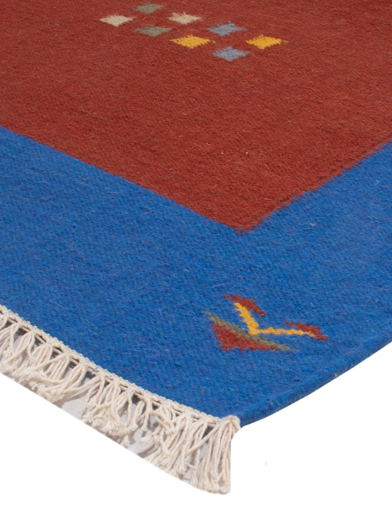 Moderne kilim Tæppe - Uldtæppe