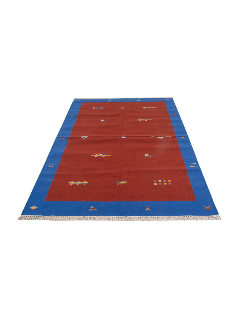 Moderne kilim Tæppe - Uldtæppe