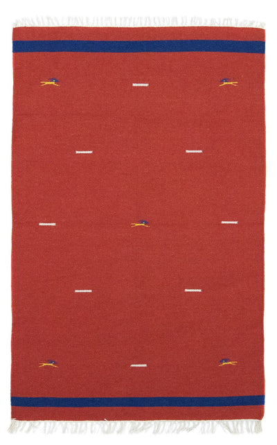 Moderne kilim Tæppe 120x180cm - Uldtæppe