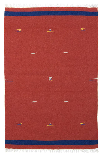Moderne kilim Tæppe 120x180cm - Uldtæppe