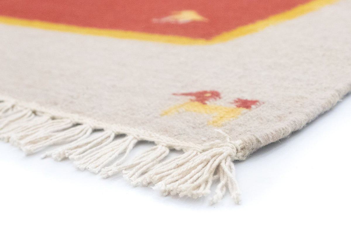 Kelim-tæppe - Trendy - 200 x 140 cm - rød