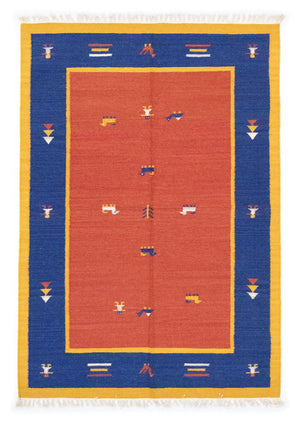 Kelim-tæppe - Trendy - 200 x 140 cm - orange