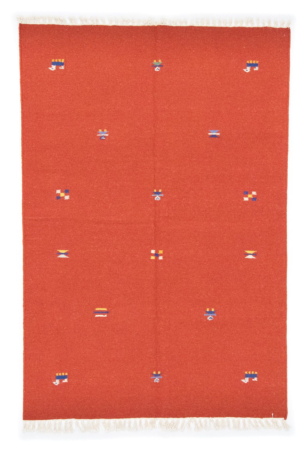Kelim-tæppe - Trendy - 200 x 140 cm - orange