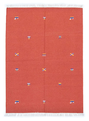 Kelim-tæppe - Trendy - 200 x 140 cm - orange