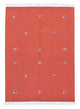 Moderne kilim Tæppe 200x140cm - Uldtæppe