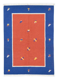 Kelim-tæppe - Trendy - 200 x 140 cm - orange