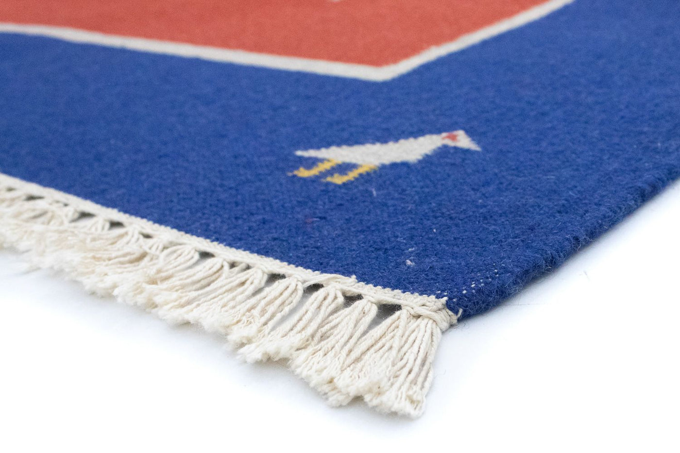 Moderne kilim Tæppe 200x140cm - Uldtæppe