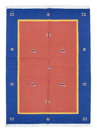 Kelim-tæppe - Trendy - 200 x 140 cm - rød