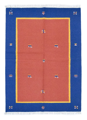 Kelim-tæppe - Trendy - 200 x 140 cm - rød