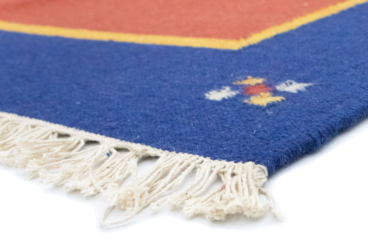 Moderne kilim Tæppe 140x200cm - Uldtæppe