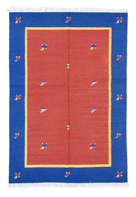 Kelim-tæppe - Trendy - 200 x 140 cm - rød