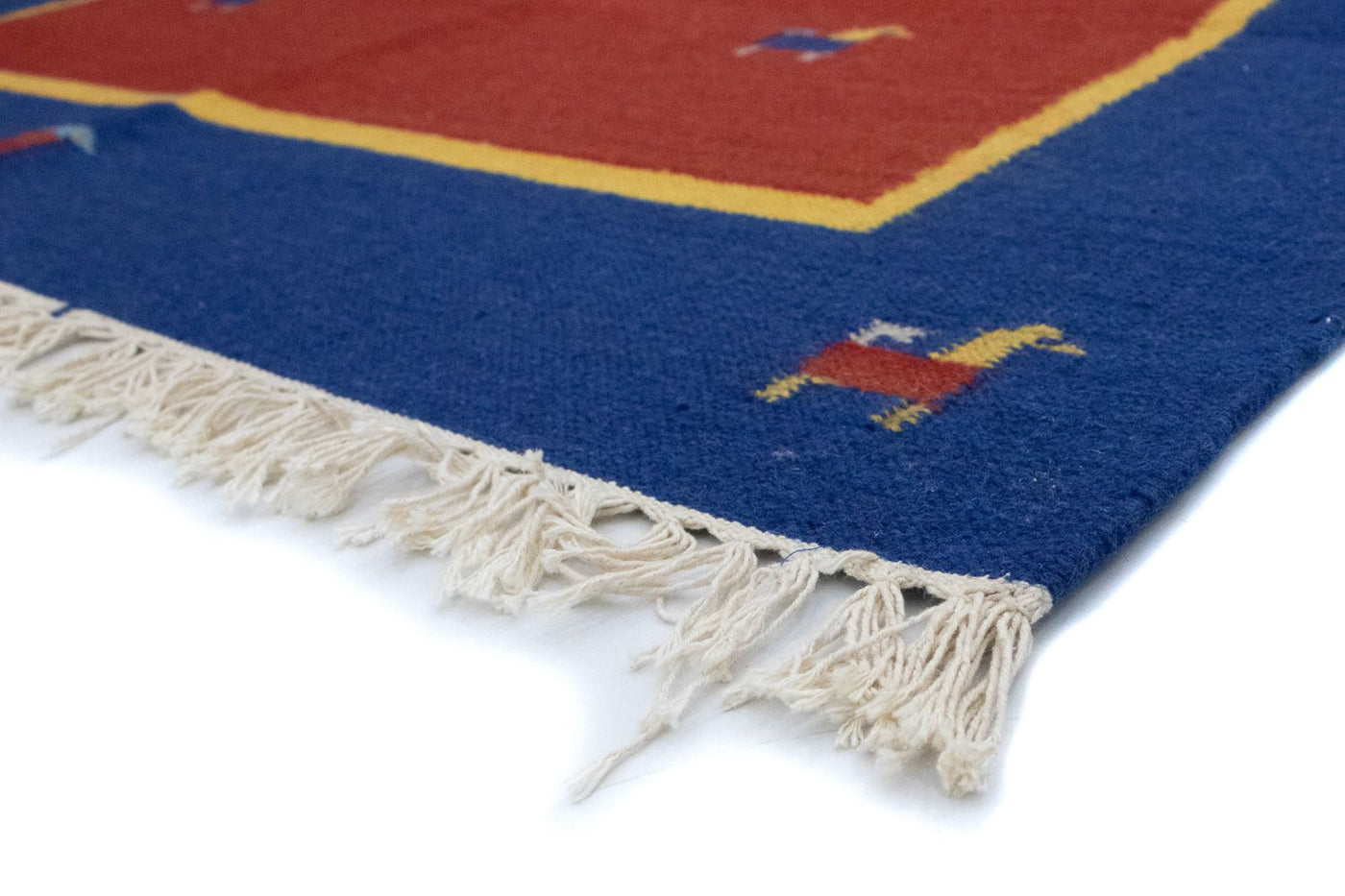 Moderne kilim Tæppe 200x140cm - Uldtæppe