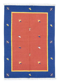 Kelim-tæppe - Trendy - 200 x 140 cm - orange