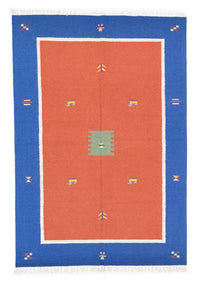 Kelim-tæppe - Trendy - 200 x 140 cm - orange