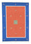 Kelim-tæppe - Trendy - 200 x 140 cm - orange