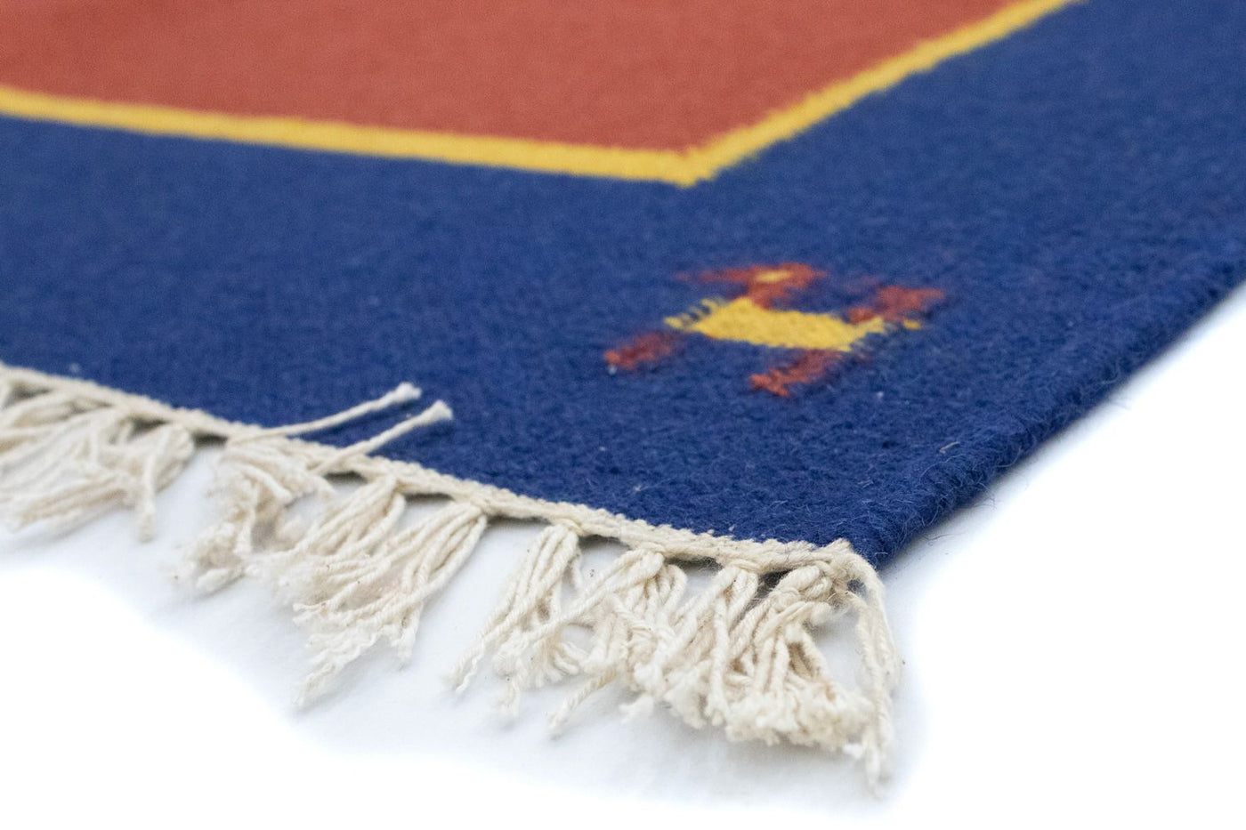 Moderne kilim Tæppe 200x140cm - Uldtæppe