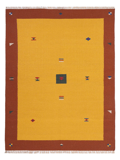 Moderne kilim Tæppe - Uldtæppe