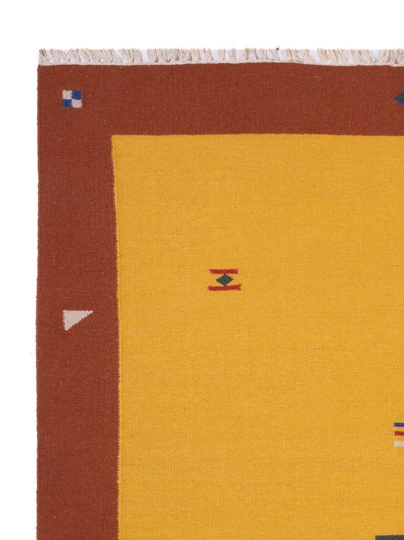 Moderne kilim Tæppe - Uldtæppe