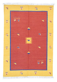 Kelim-tæppe - Trendy - 200 x 140 cm - orange