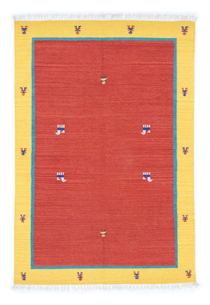 Kelim-tæppe - Trendy - 200 x 140 cm - rød