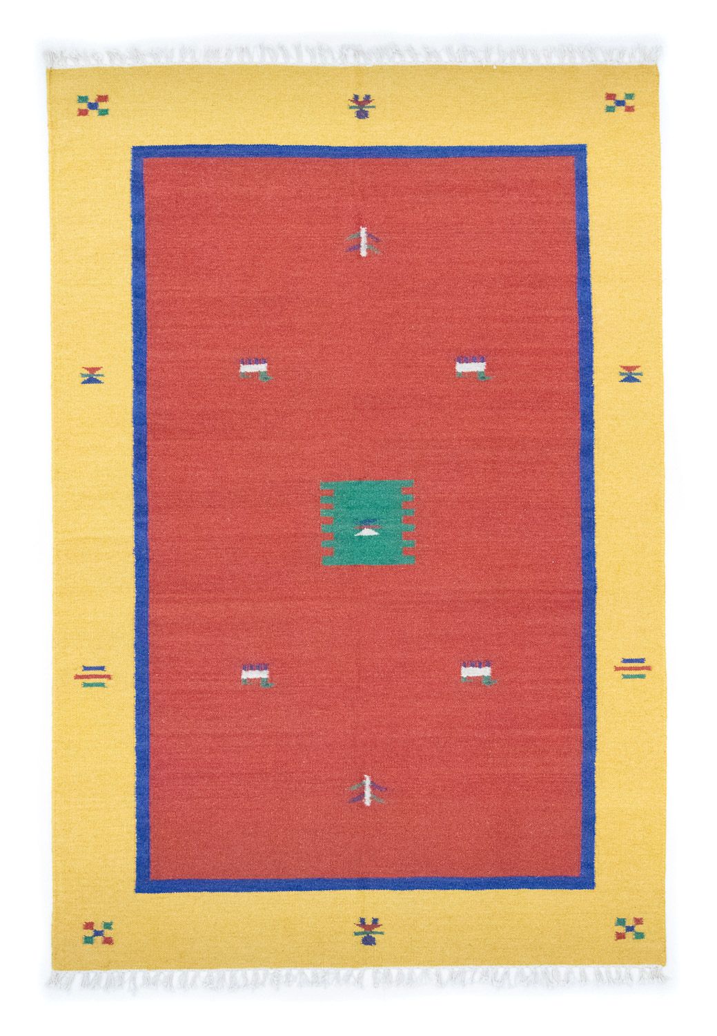 Kelim-tæppe - Trendy - 200 x 140 cm - orange