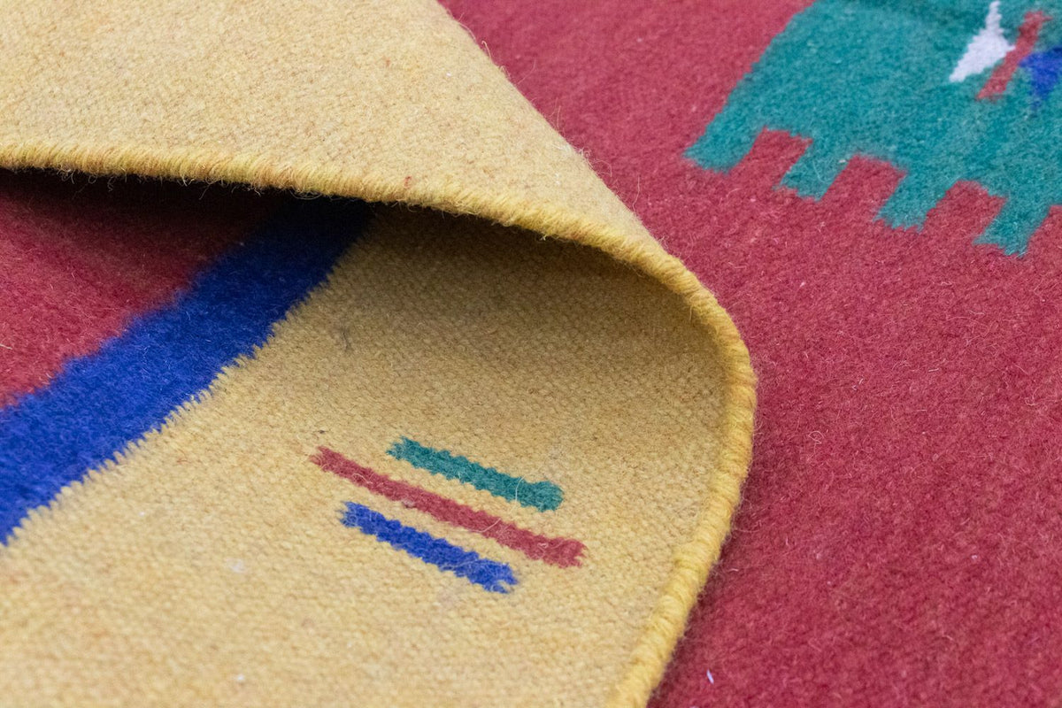 Kelim-tæppe - Trendy - 200 x 140 cm - orange