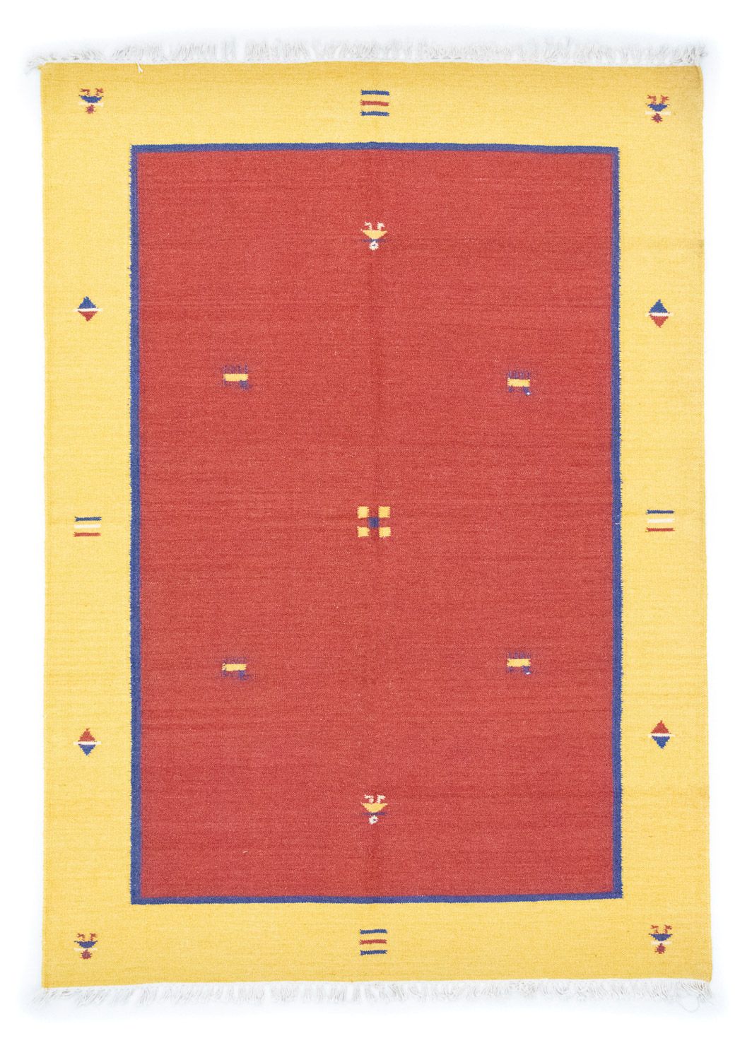 Kelim-tæppe - Trendy - 200 x 140 cm - orange