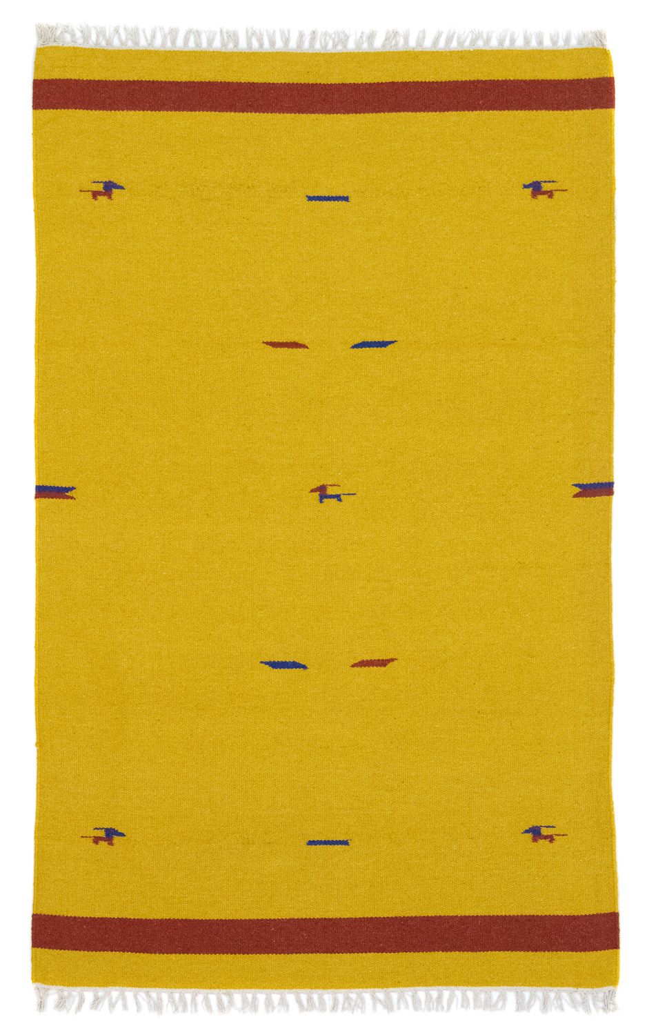Kelim-tæppe - Trendy - 180 x 120 cm - gul