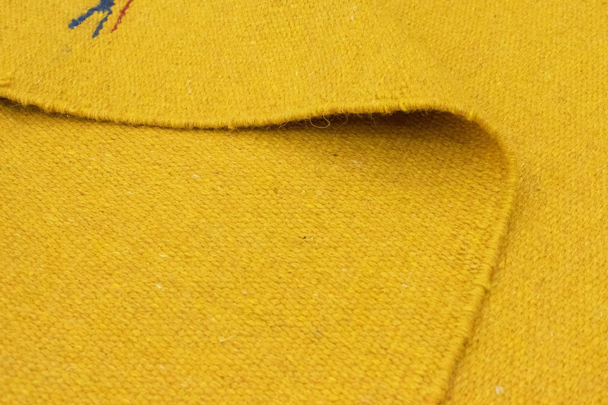 Kelim-tæppe - Trendy - 180 x 120 cm - gul