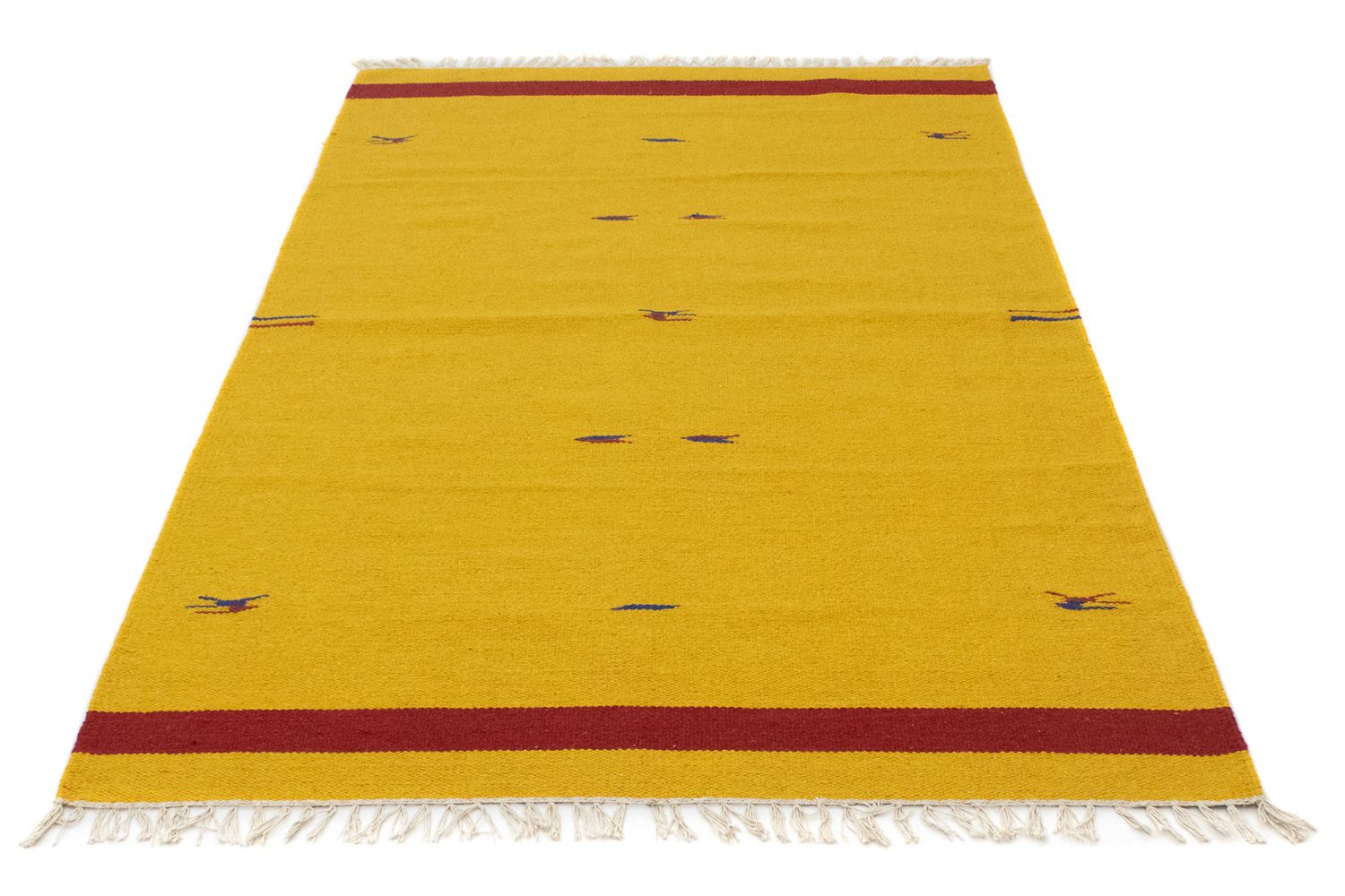 Kelim-tæppe - Trendy - 180 x 120 cm - gul