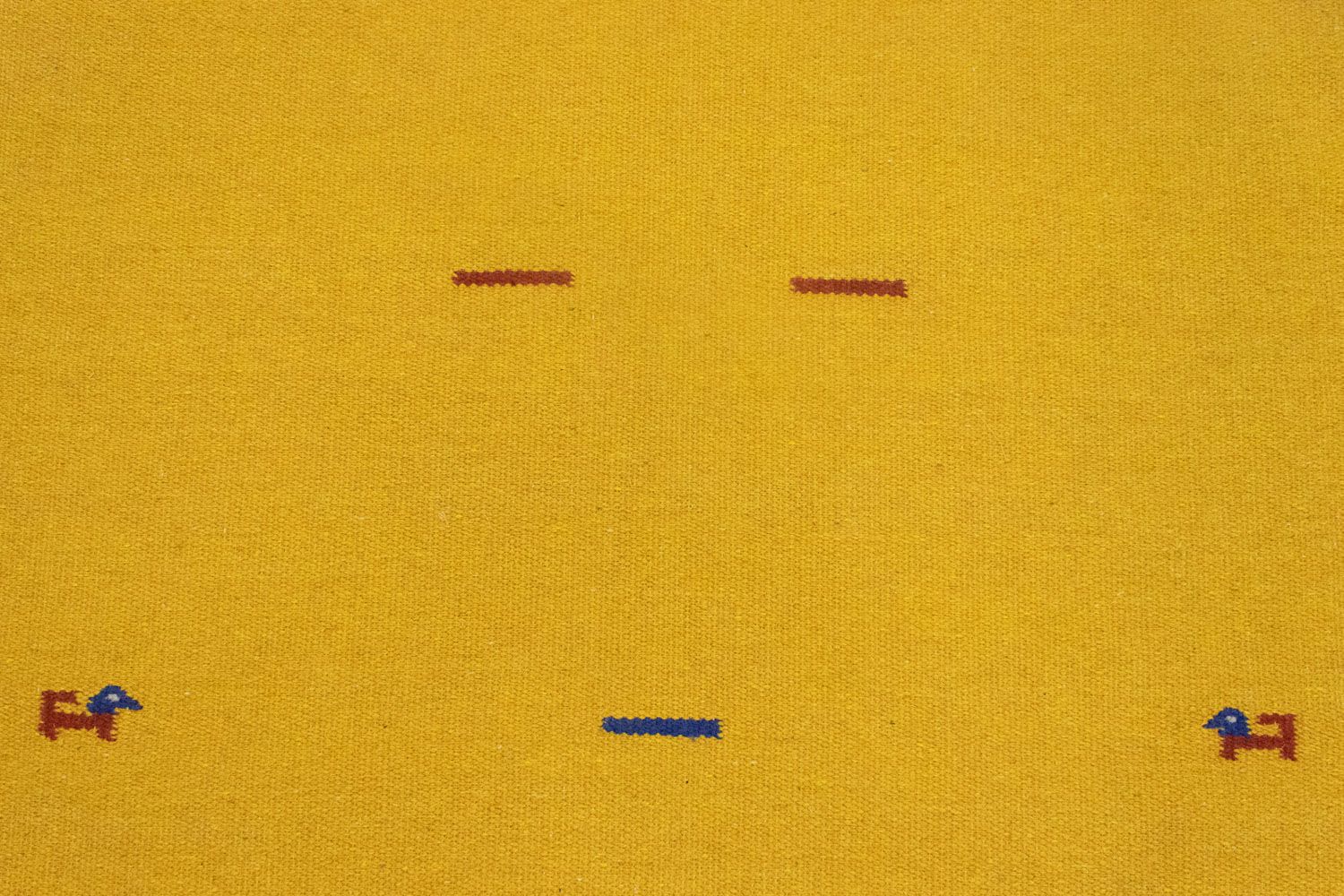 Kelim-tæppe - Trendy - 180 x 120 cm - gul