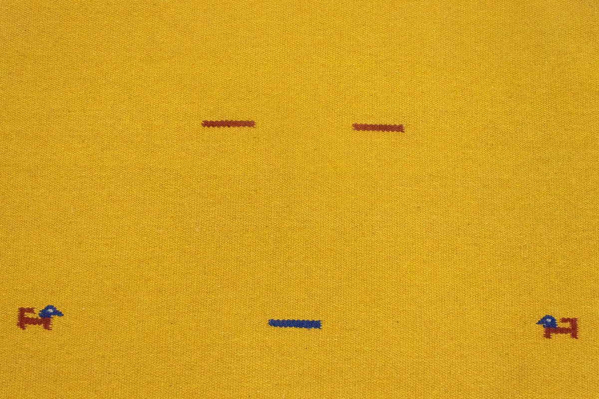 Kelim-tæppe - Trendy - 180 x 120 cm - gul