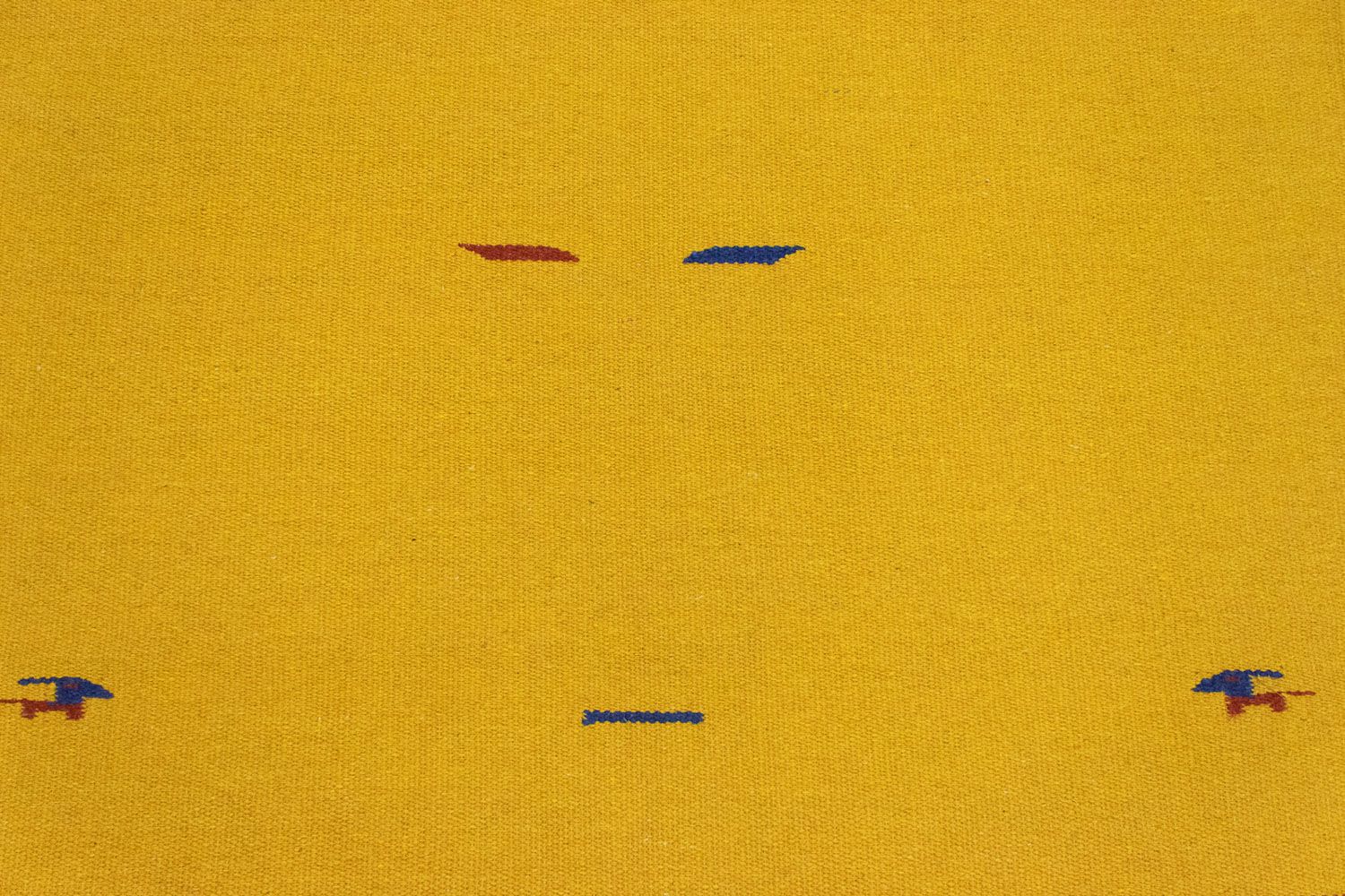Kelim-tæppe - Trendy - 180 x 120 cm - gul
