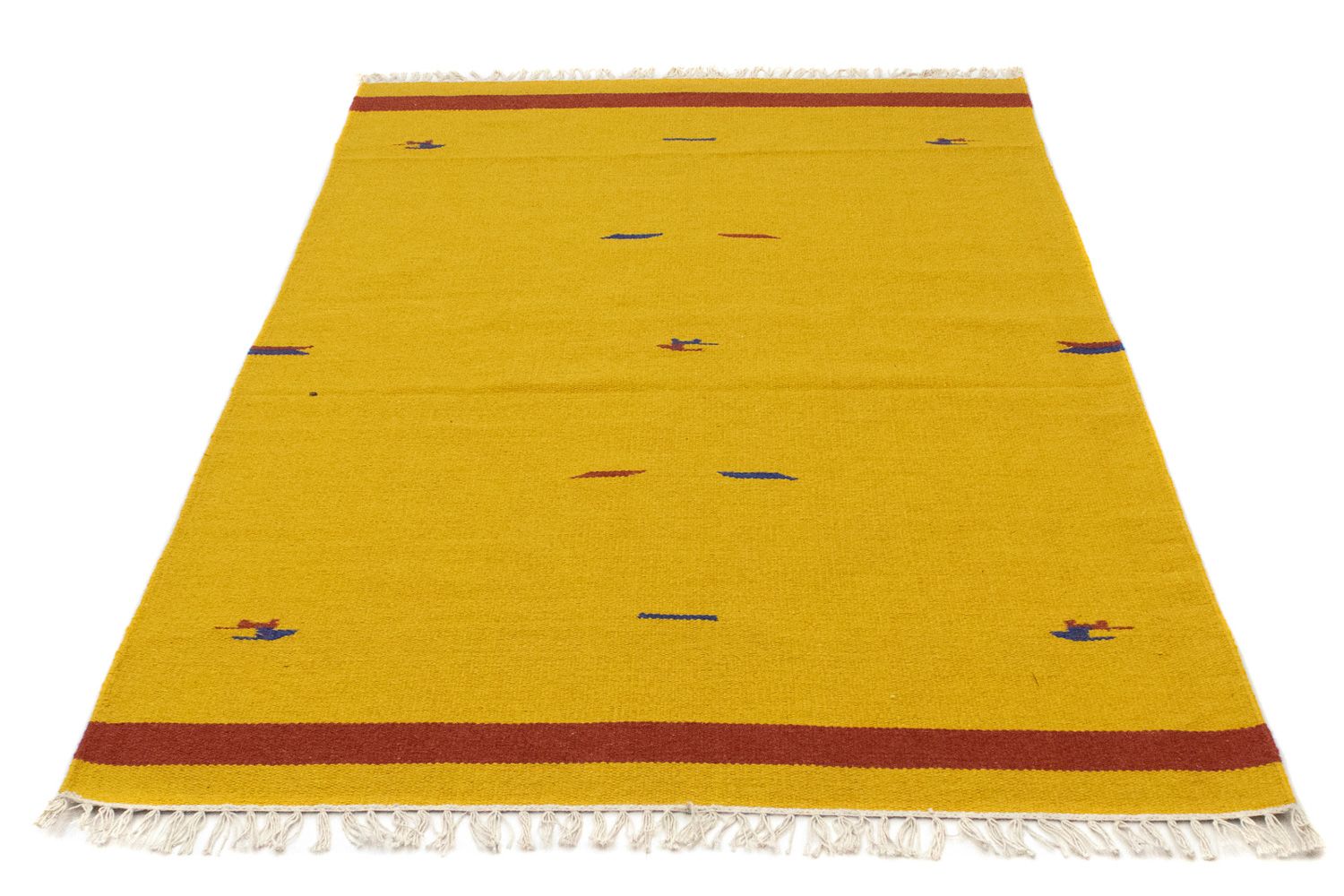 Kelim-tæppe - Trendy - 180 x 120 cm - gul