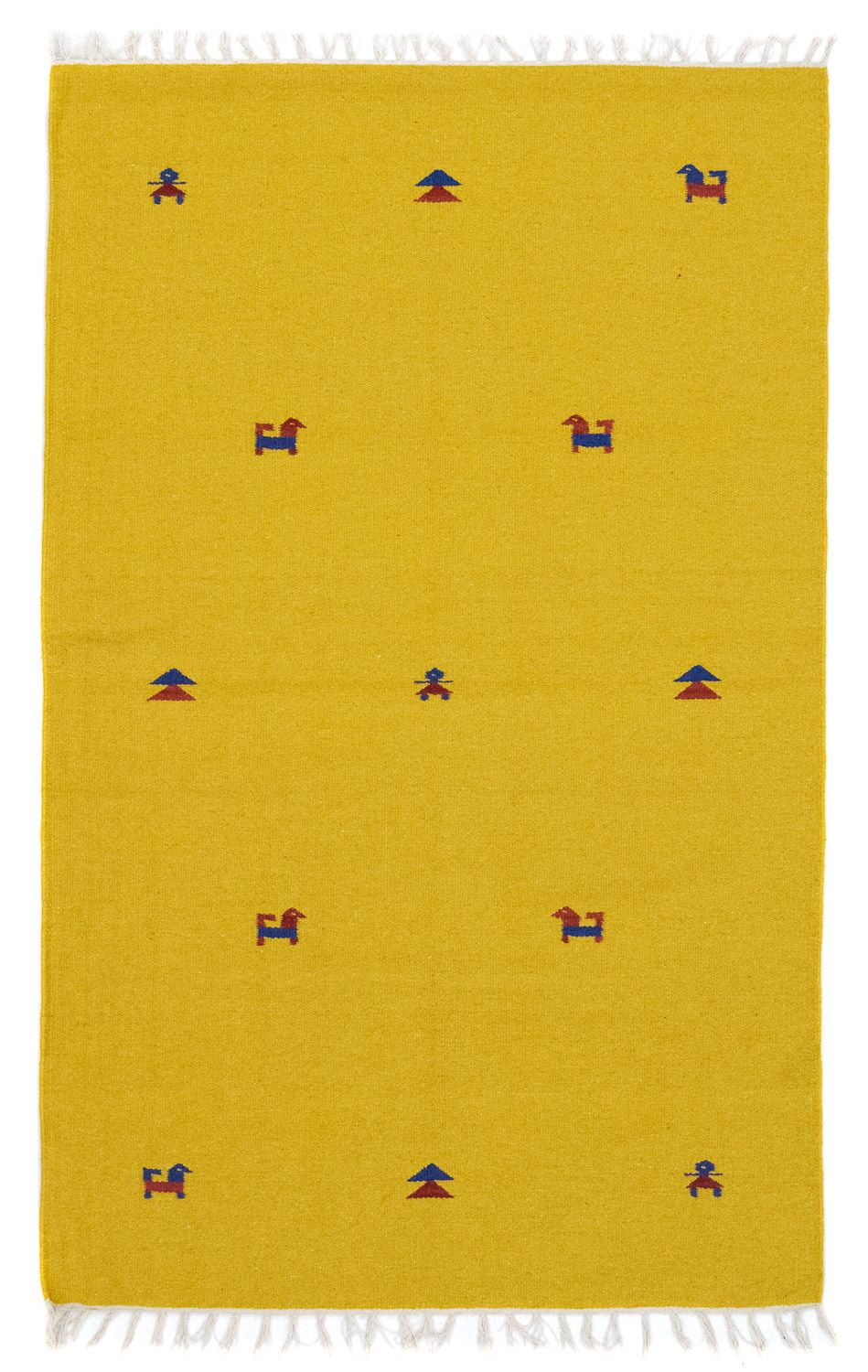 Kelim-tæppe - Trendy - 180 x 120 cm - gul