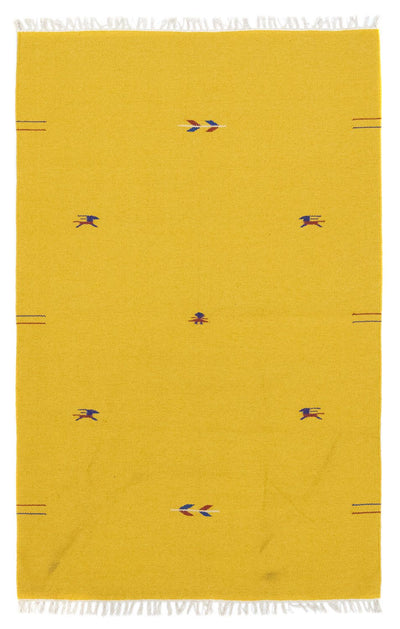 Moderne kilim Tæppe 120x180cm - Uldtæppe