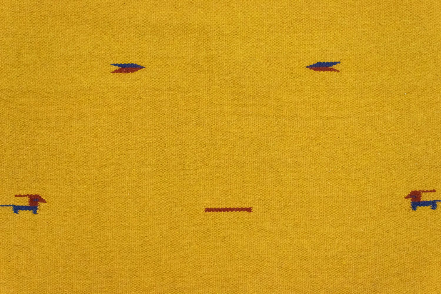 Kelim-tæppe - Trendy - 180 x 120 cm - gul