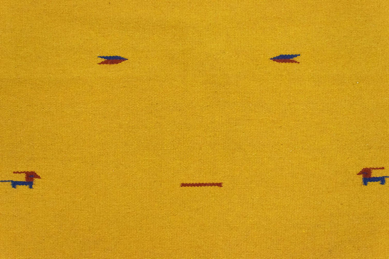 Kelim-tæppe - Trendy - 180 x 120 cm - gul