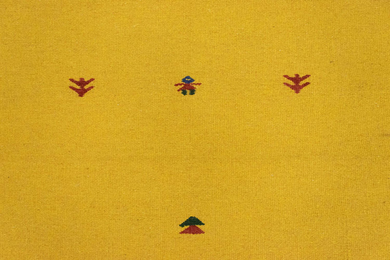 Kelim-tæppe - Trendy - 180 x 120 cm - gul