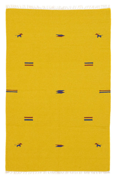 Moderne kilim Tæppe 120x180cm - Uldtæppe