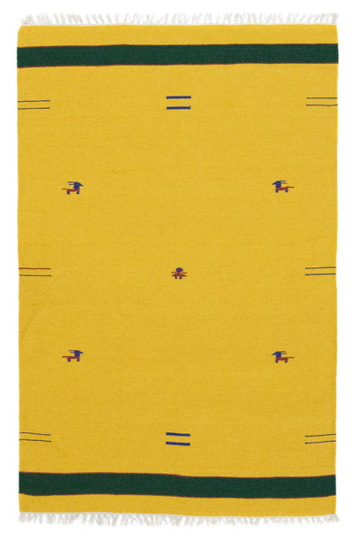 Moderne kilim Tæppe 120x180cm - Uldtæppe