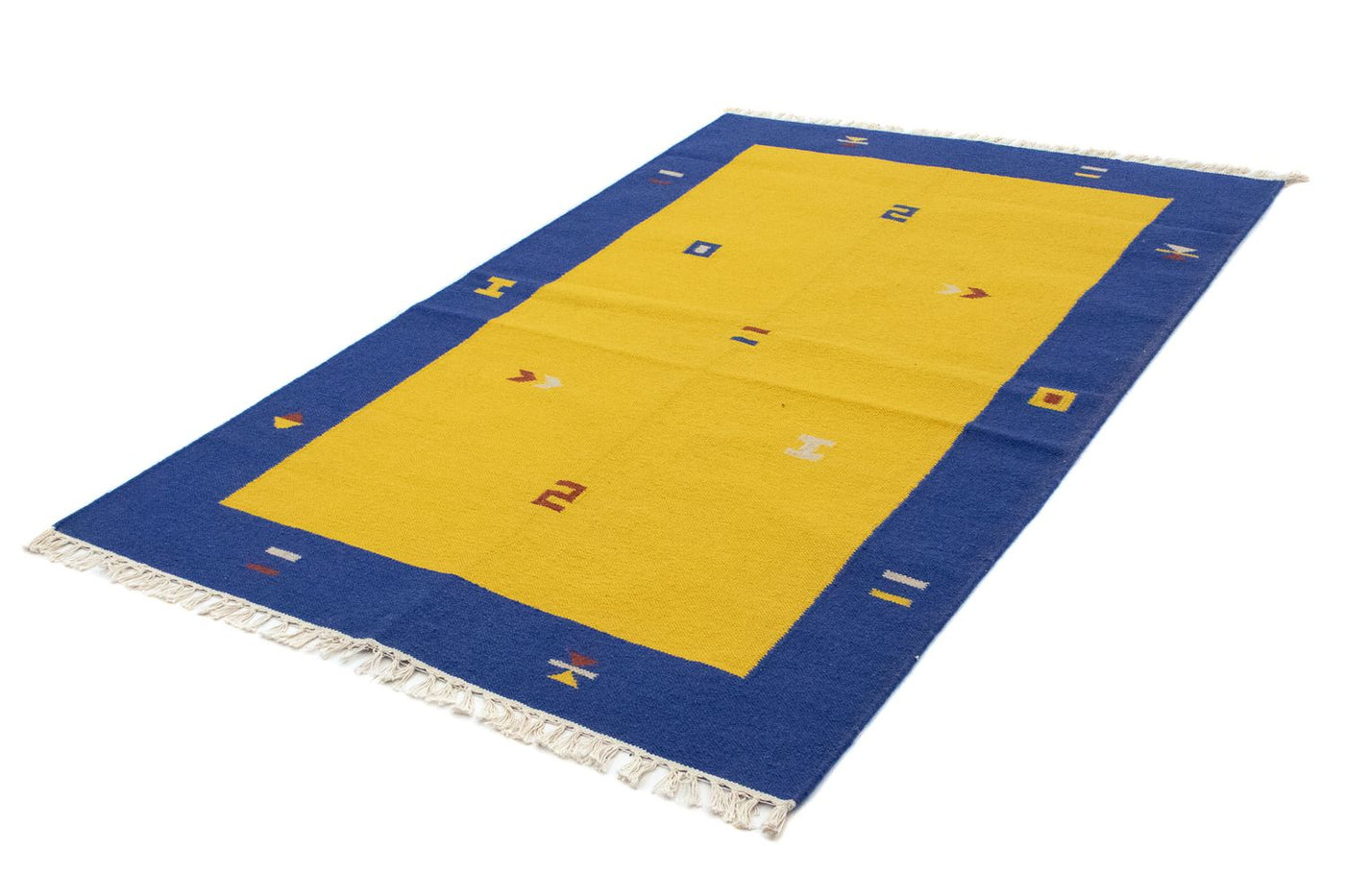 Moderne kilim Tæppe 180x120cm - Uldtæppe