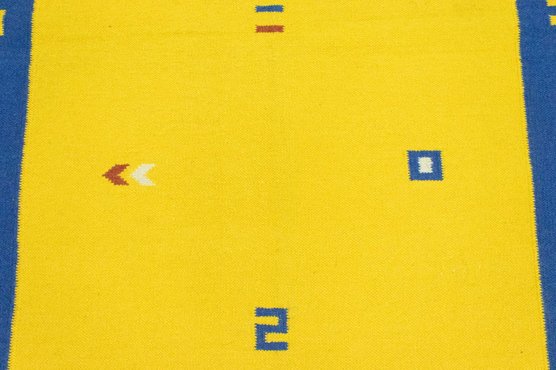Kelim-tæppe - Trendy - 180 x 120 cm - gul