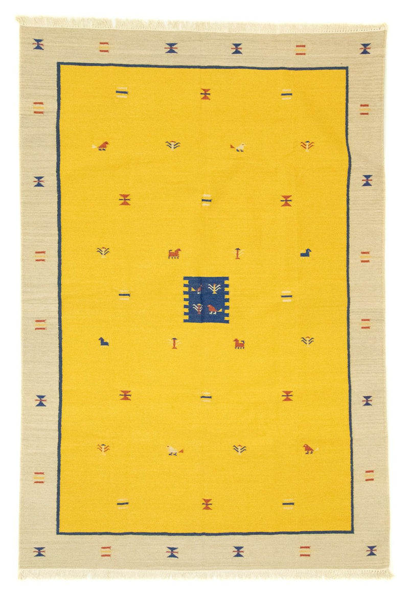 Kelim-tæppe - Trendy - 300 x 200 cm - gul